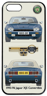 Jaguar XJS Convertible 1993-96 Phone Cover Vertical